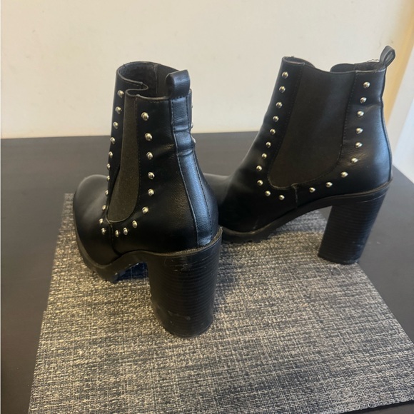 Steve Madden black and silver boots - Picture 5 of 6